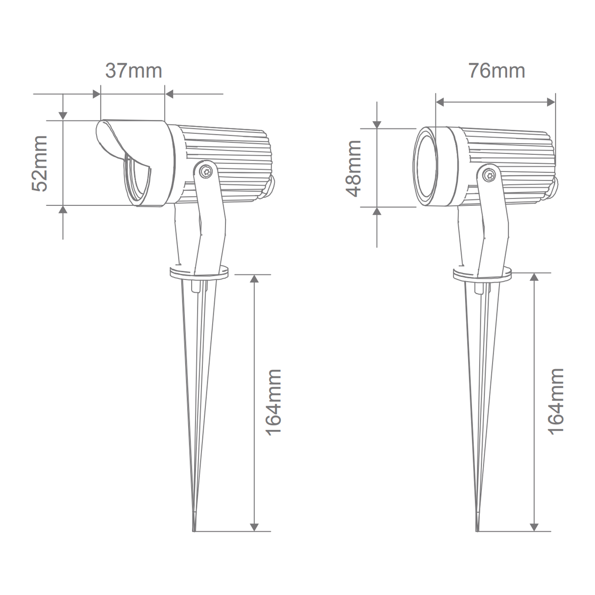 Domus ZOOM-PRO 5W 12/24V DC GARDEN SPIKE