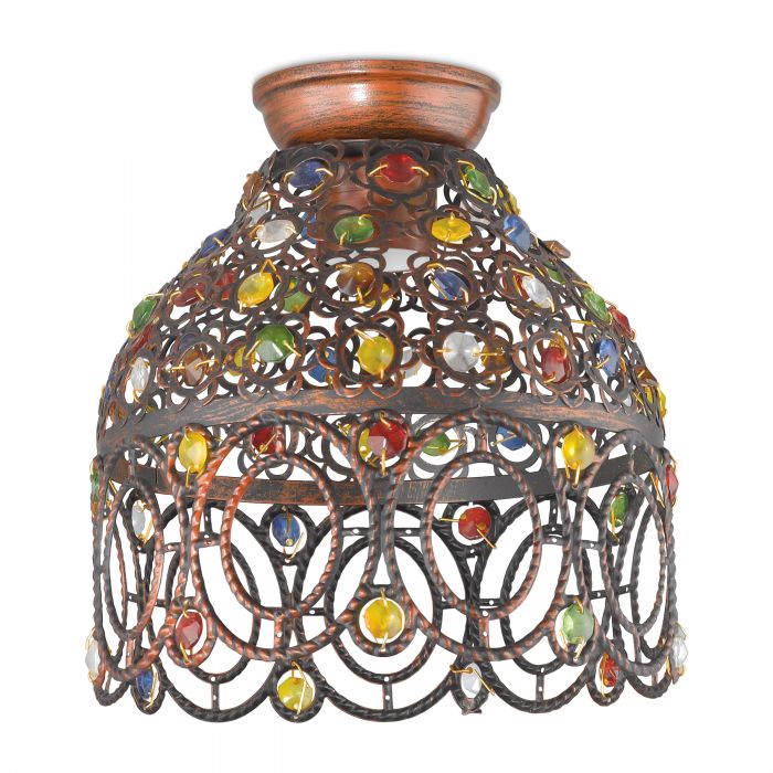 Eglo Lighting Jadida DIY 60W Antique Copper Medium Ceiling Light