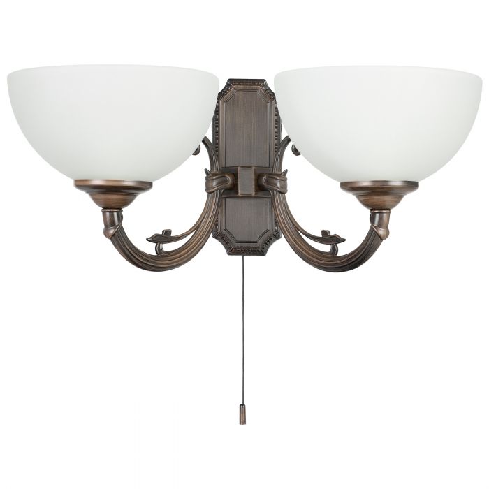 Eglo Lighting Savoy 2X40W E14 Oil Rubbed Bronze Wall Light
