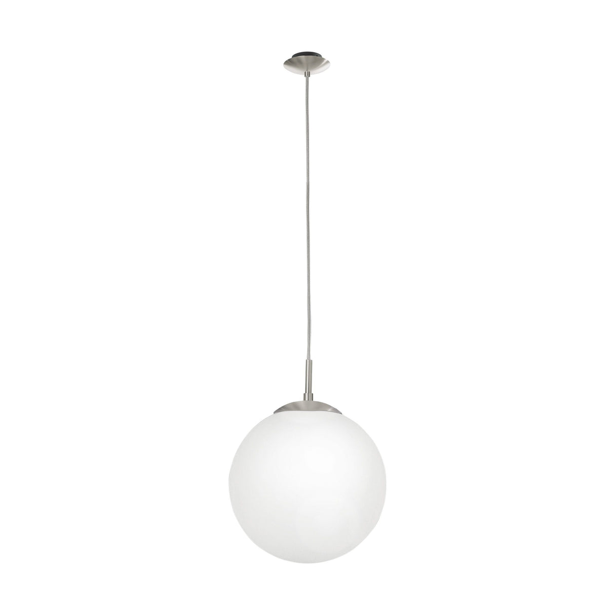 Eglo Lighting Rondo Pendant Light Glass Opal-Matt White