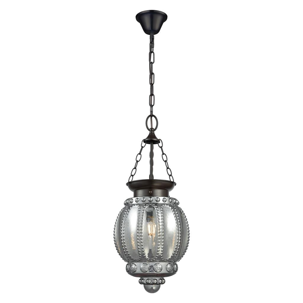 Domus CHELSEA Lantern Pendant Black 240V - 1 X E27