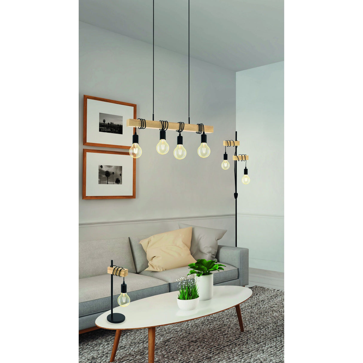 Eglo TOWNSHEND 4Lt ceiling light