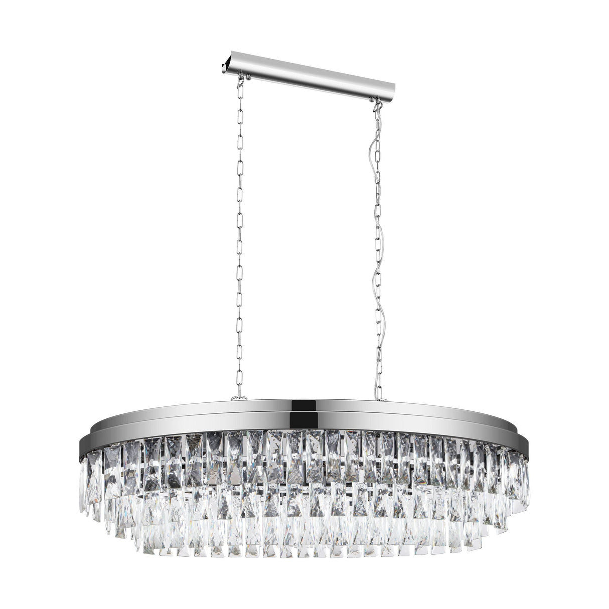 Eglo Lighting VALPARAISO 1 pendant light stunning crystals Chrome