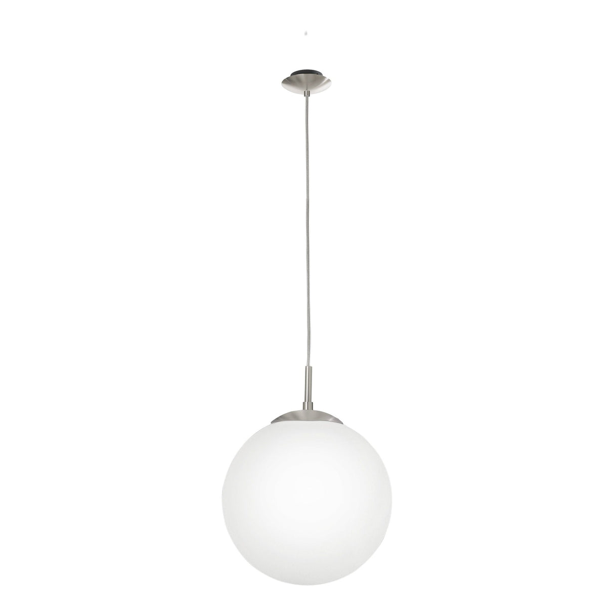 Eglo Lighting Rondo Pendant Light Glass Opal-Matt White