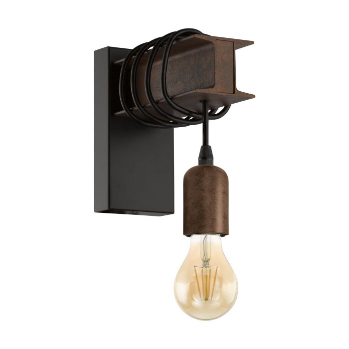 Eglo Lighting Townshend 4 10W E27 Antique Brown