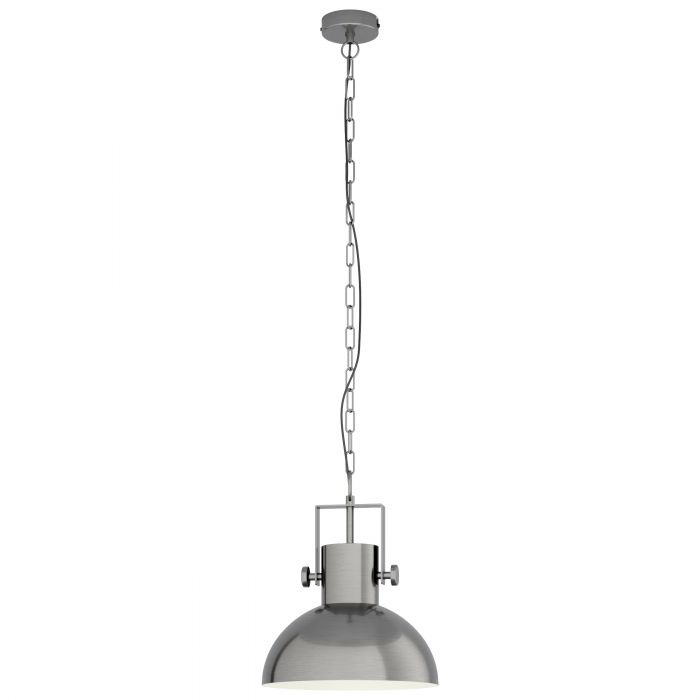 Eglo Lighting Lubenham 1 28W E27 Antique Nickel Pendant Light