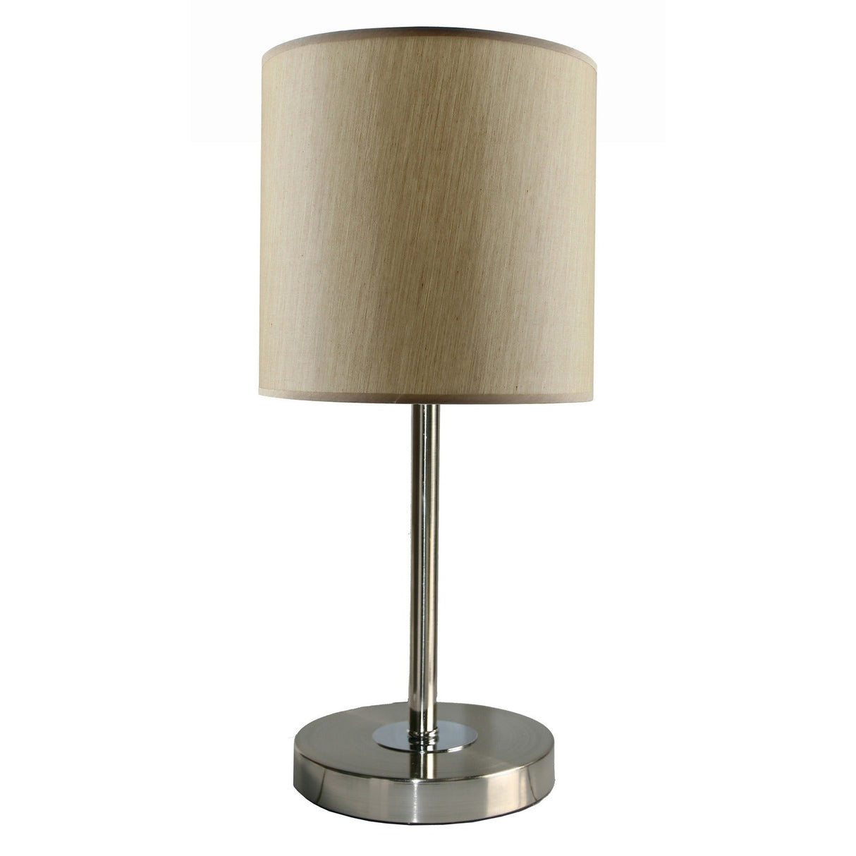 MIX AND MATCH Dano Round Beige Table Lamp by VM Lighting