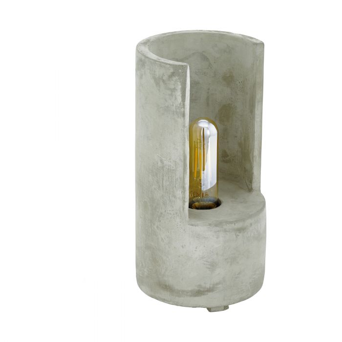 Eglo Lighting Lynton 40W E27 Grey Concrete Table Lamp