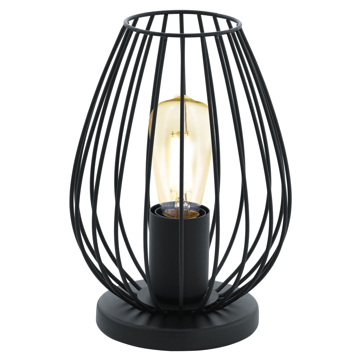 Eglo Lighting NEWTOWN table lamp striking black finish