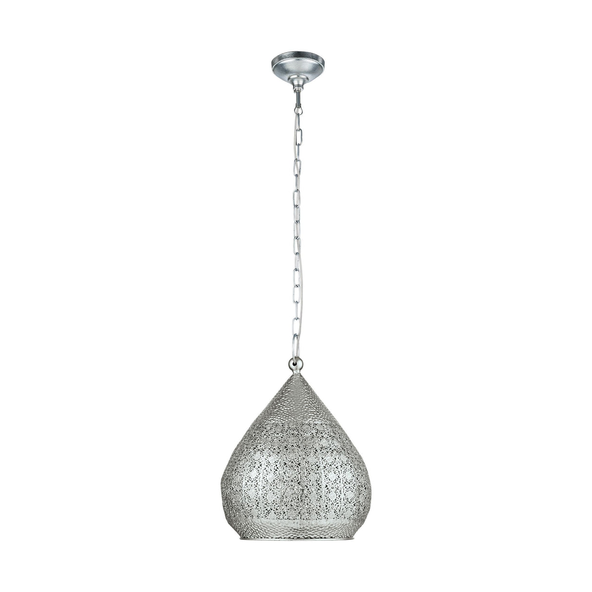 Eglo Lighting MELILLA pendant light hammered finish and delicate cut-outs