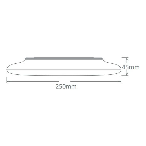 3A AC9004 LED Oyster Ceiling Light