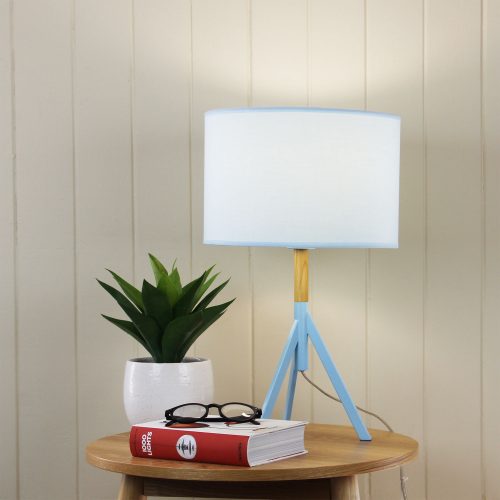 Oriel Lighting MICKY Retro Metal Table Lamp with Shade
