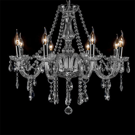 Maria Teresa 8 Light Crystal Chandelier Pendants by VM Lighting