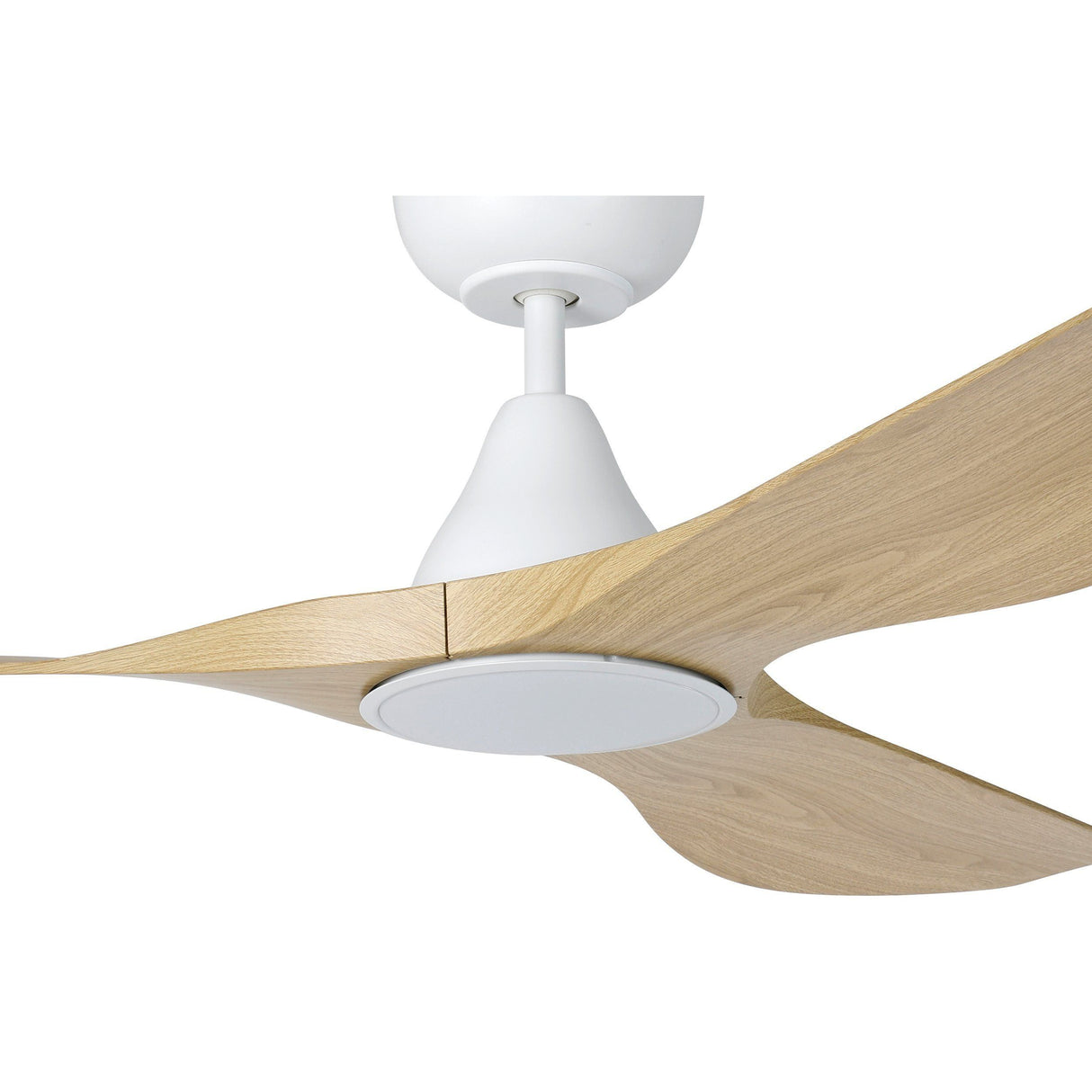 Eglo SURF 52" DC Ceiling Fan & Light Oak/White