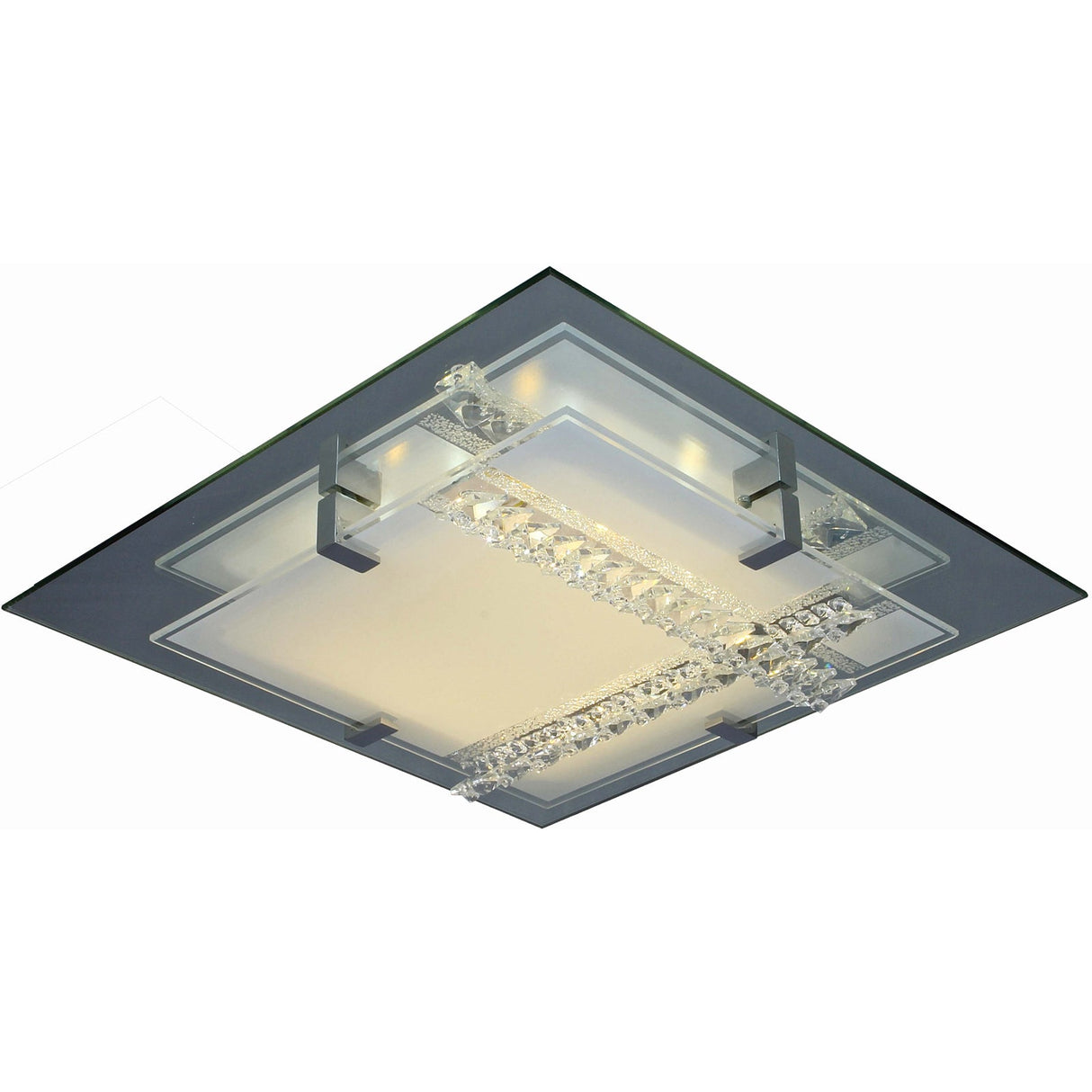 CROCE Crystal LED Oyster Light by VM Lighting