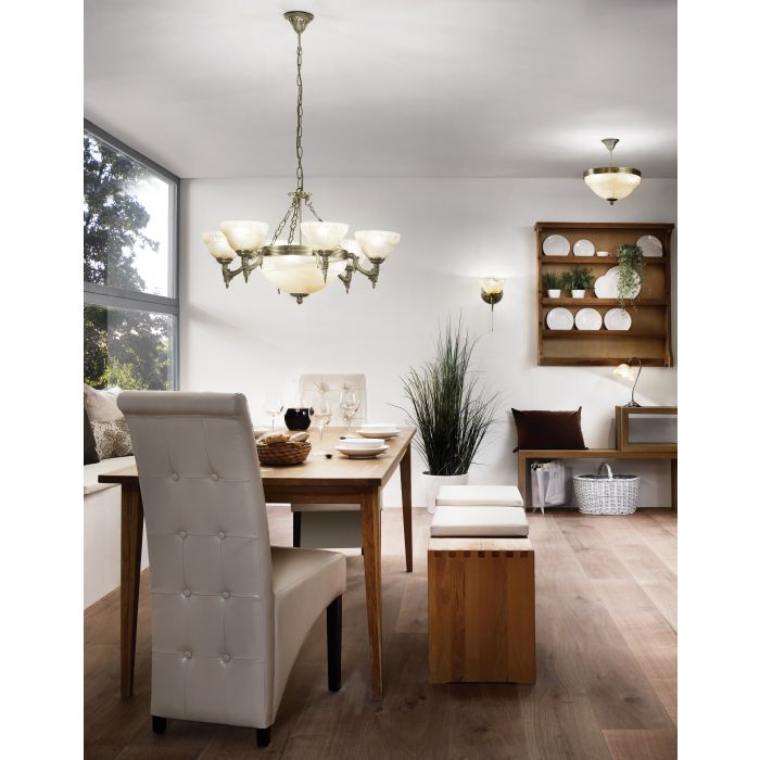 Eglo Lighting Marbella 40W E14 Antique Bronze