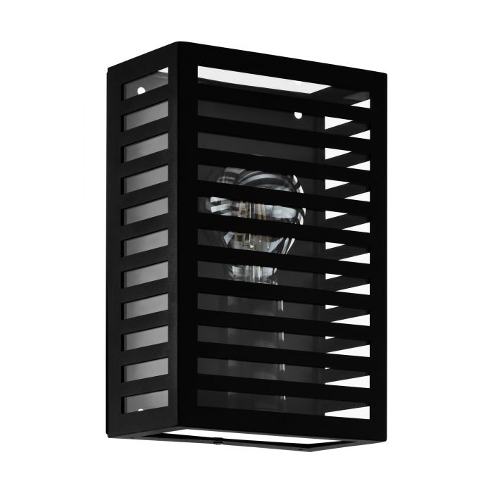 Eglo Lighting Alamonte 3 60W E27 Black Exterior Wall Light