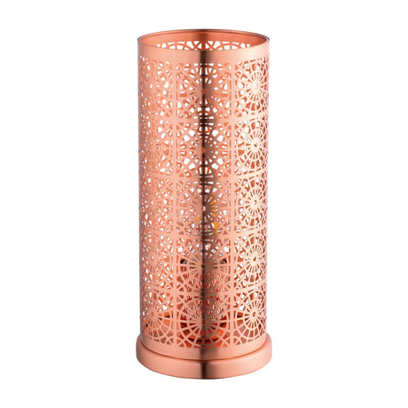 Eglo Lighting BOCAL table lamp intricate shade of laser cut outs