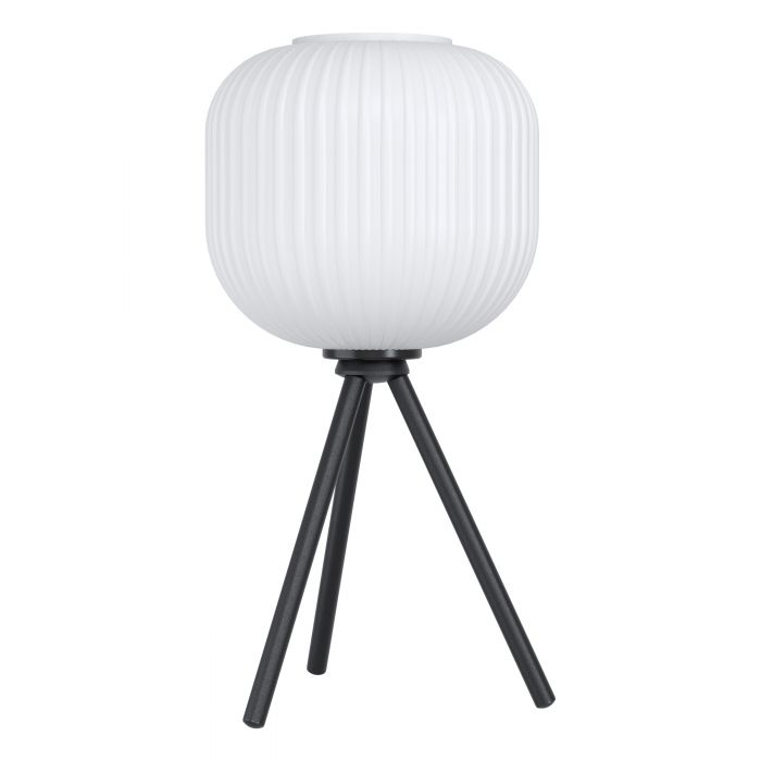 Eglo Lighting Mantunalle 40W E27 Black/Opal Table Lamp