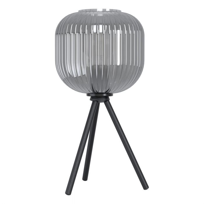 Eglo Lighting Mantunalle 1 40W E27 Black Transparent Table Lamp