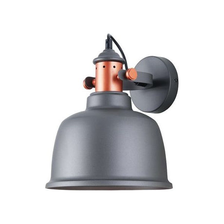 CLA Alta Interior Adjustable Bell with Copper Hightlights Wall Lamps