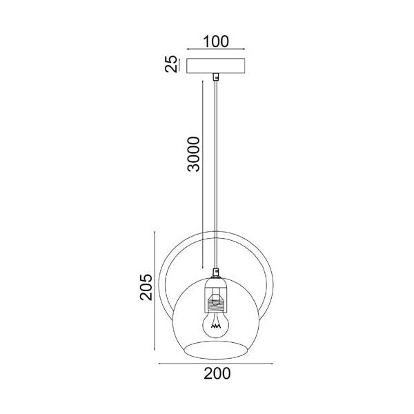 CLA Bella Interior Dome Pendant Lights