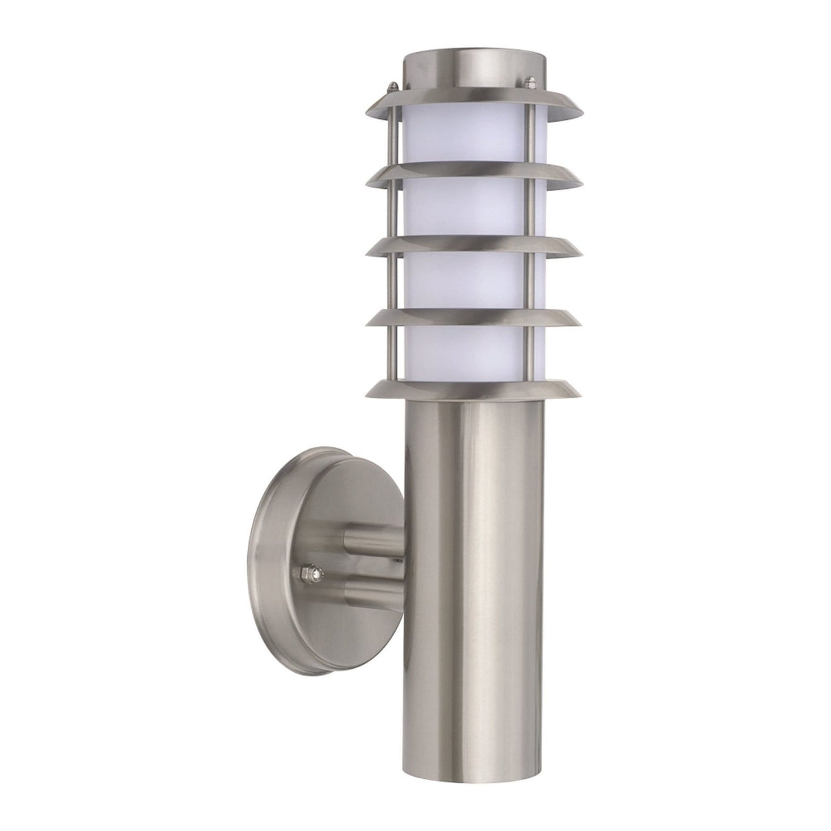 CLA BORDA Exterior E27 S/M Louvred Wall Lights Stainless Steel IP44