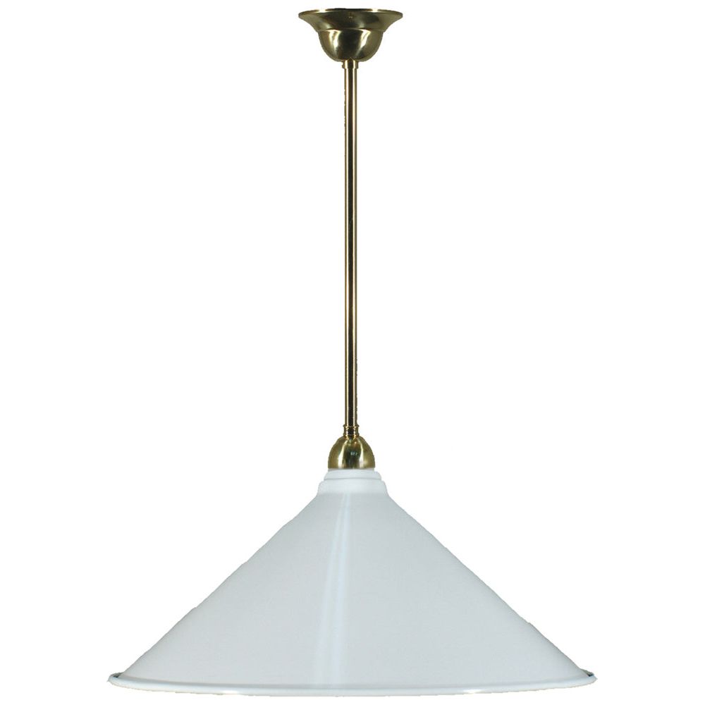 Lighting Inspiration Edwardian Rod Pendant 1/2'' Half Meter Brass
