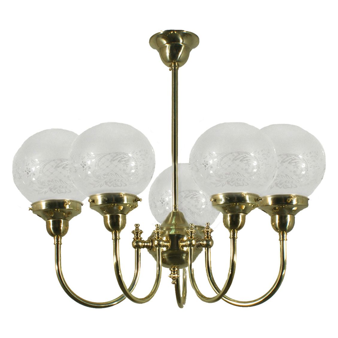 Lighting Inspiration Luke 5Lt Pendant Brass