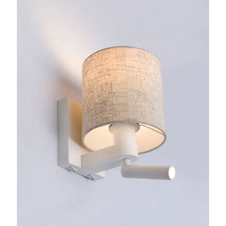 CLA City Brighton E27 Wall Lamp + LED Adjustable Reading Light