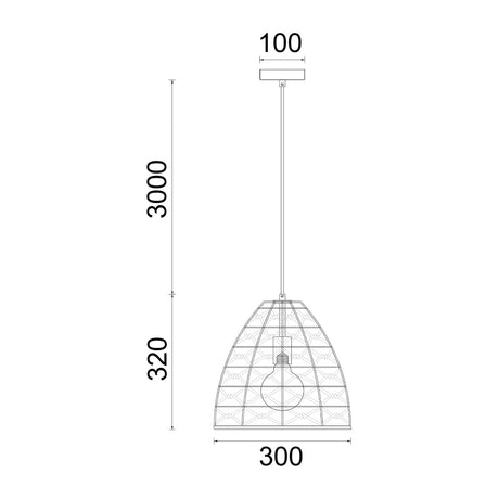 CLA CANAMO Natural Hemp Rope & Black Hardware Pendant Lights