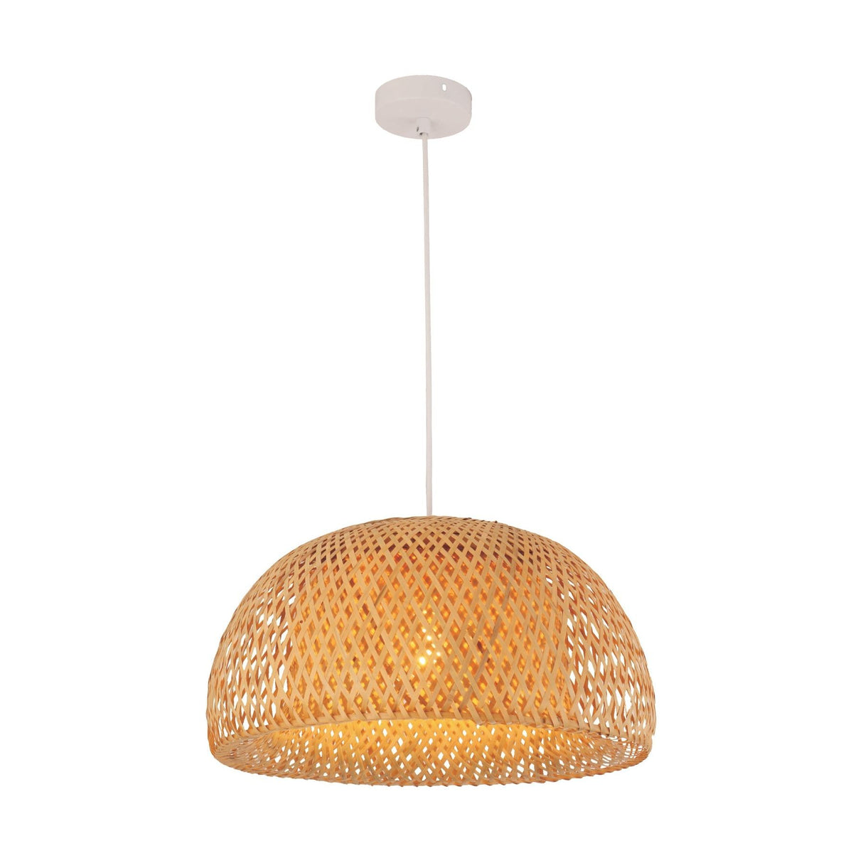 CLA CANASTA Natural Bamboo Finish Pendant Lights