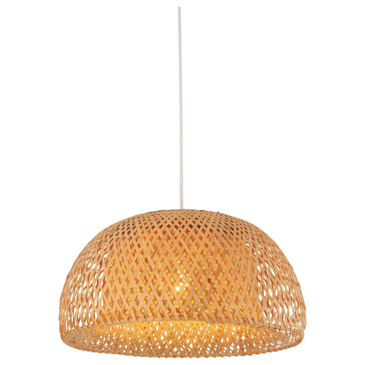 CLA CANASTA Natural Bamboo Finish Pendant Lights