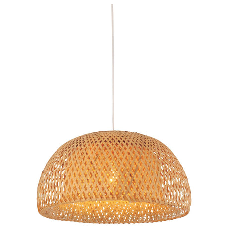 CLA CANASTA Natural Bamboo Finish Pendant Lights