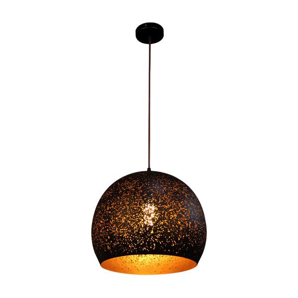 CLA Celeste Black with Gold Interior Pendant Lights