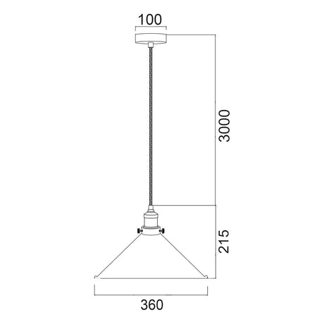 CLA CEREMA White with Antique Brass & Black Highlight Pendant Lights
