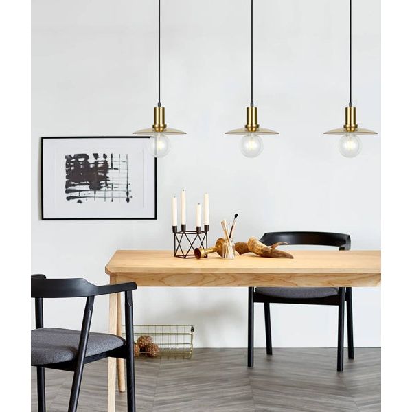CLA CHAPEAU Interior Glass Coolie Pendant Lights