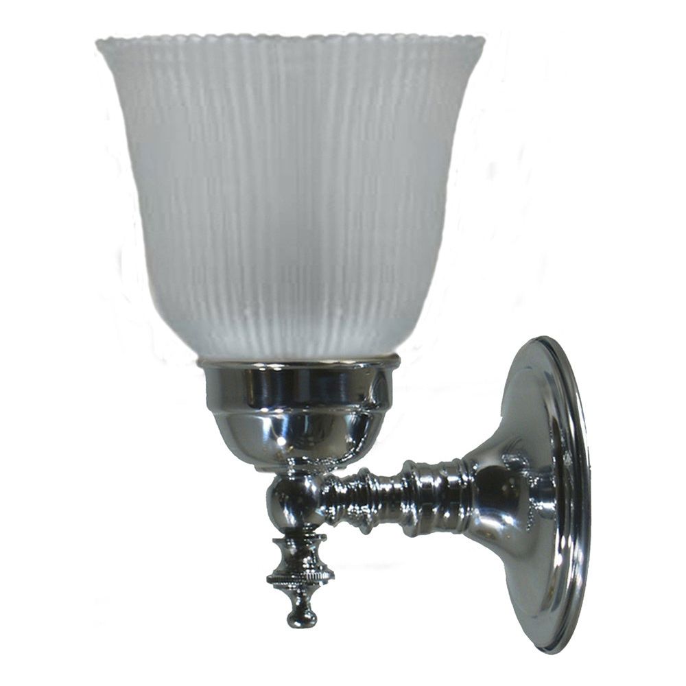Lighting Inspiration Kline 1Lt Wall Bracket Chrome Zipper 23