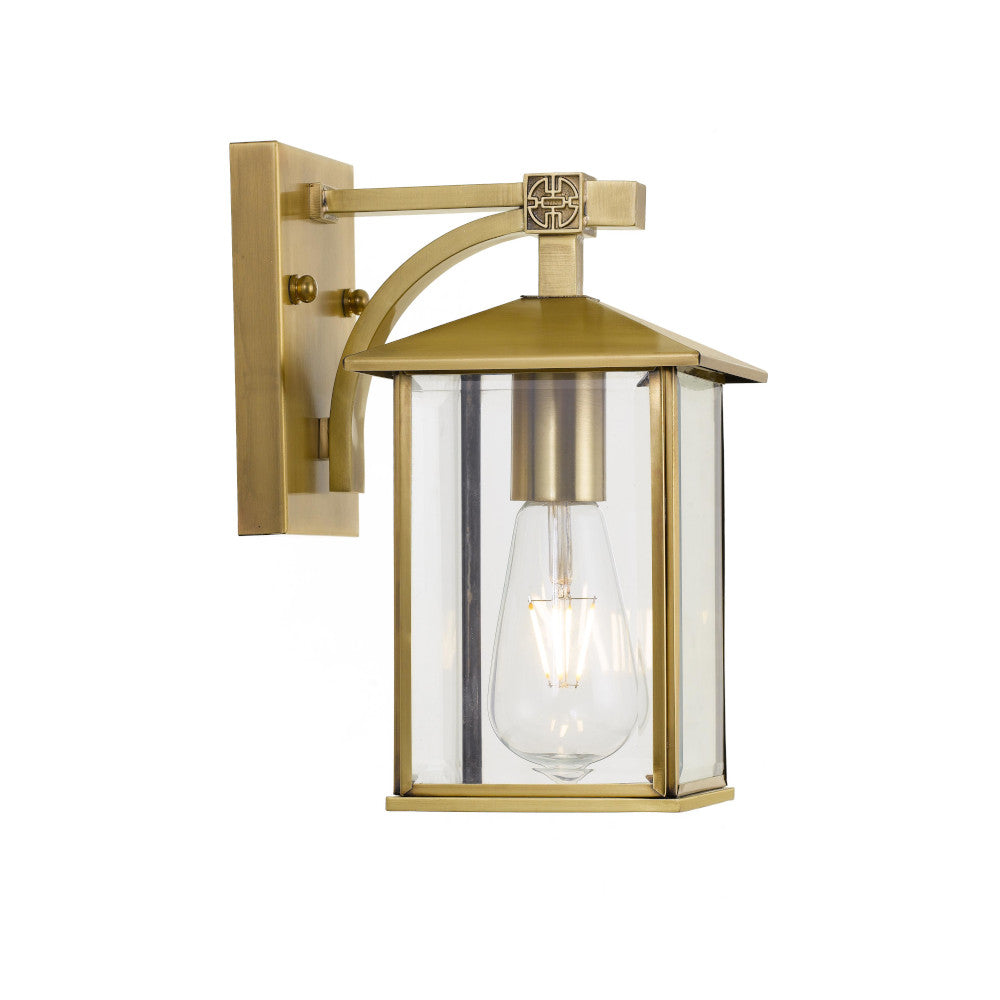 Telbix Coby 15 Solid Brass Exterior Wall Light