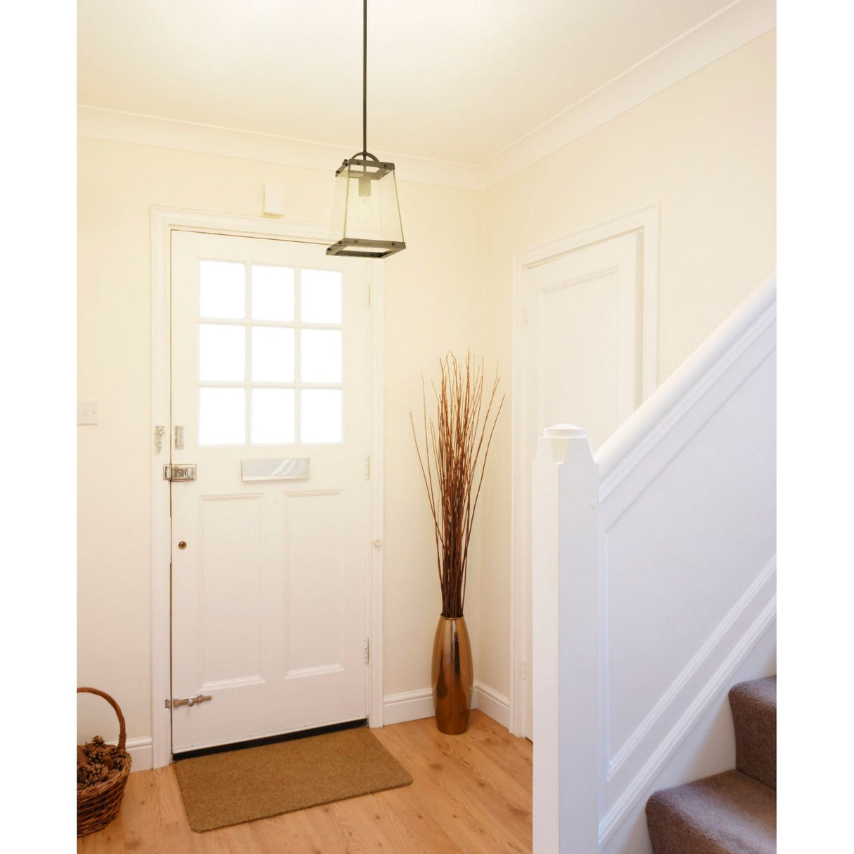 Telbix COLAIR 1 Light Solid Brass Pendant