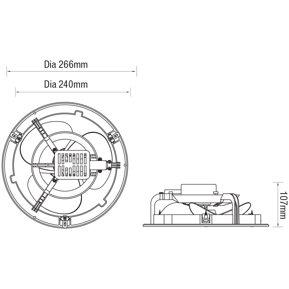 Martec Core 200 / 250 Exhaust Fan