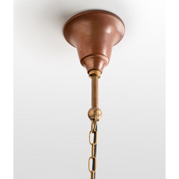 CLA Deksel Aged Copper Interior pendant