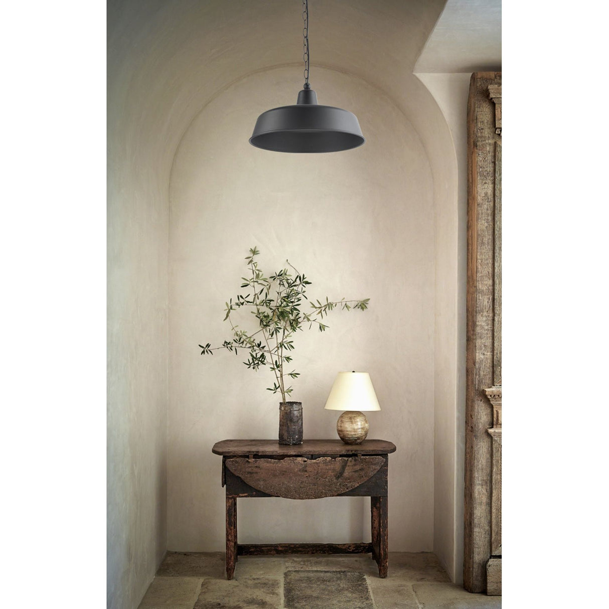 CLA Deksel Matte Black Interior pendant
