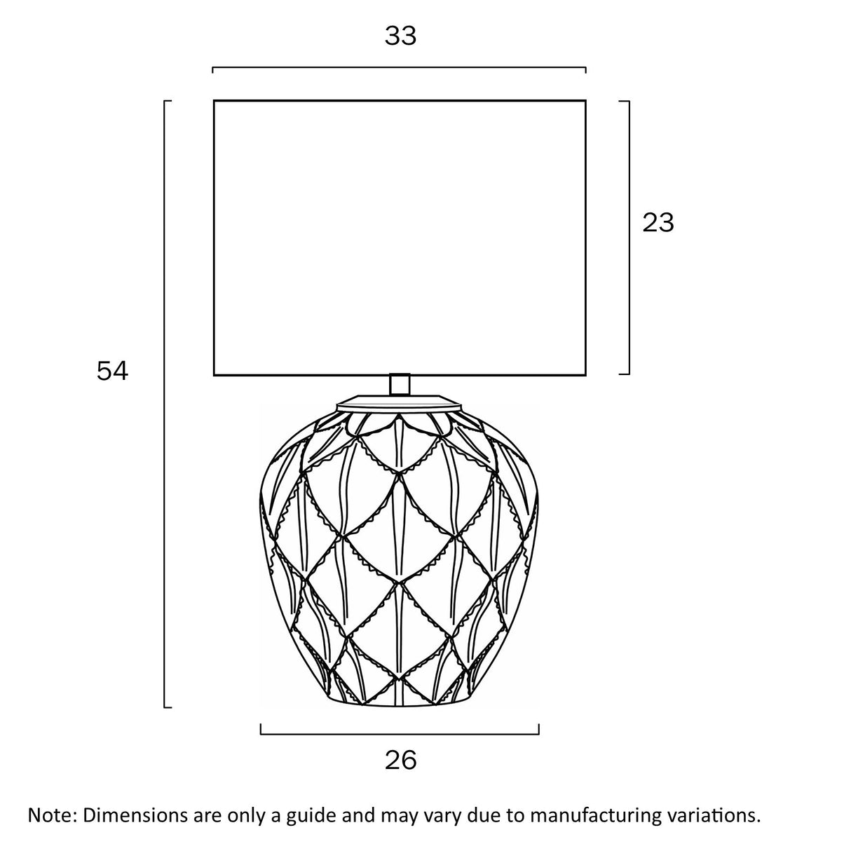 Telbix Diaz Ceramic Table Lamp