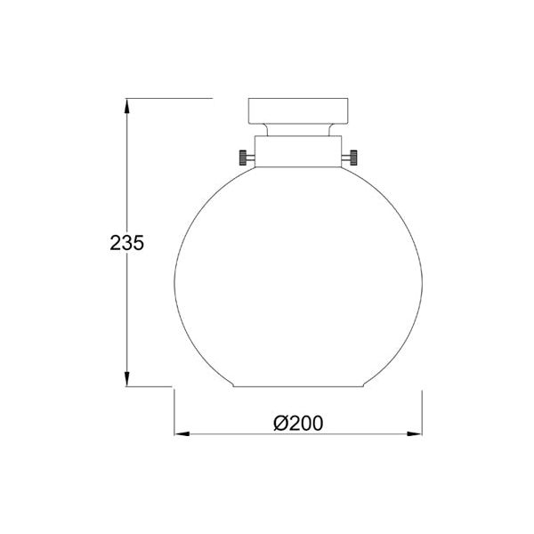 CLA DIYBAT D.I.Y. Batten Fixture Wine Glass Shape