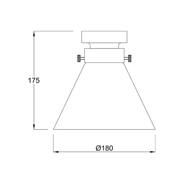 CLA DIYBAT D.I.Y. Batten Fixture Small Cone Shape