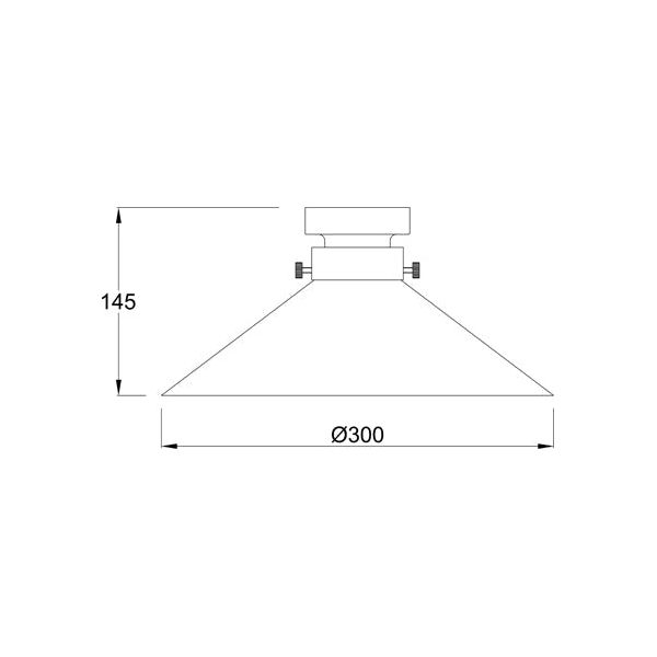 CLA DIYBAT D.I.Y. Batten Fixture Large Cone Shape