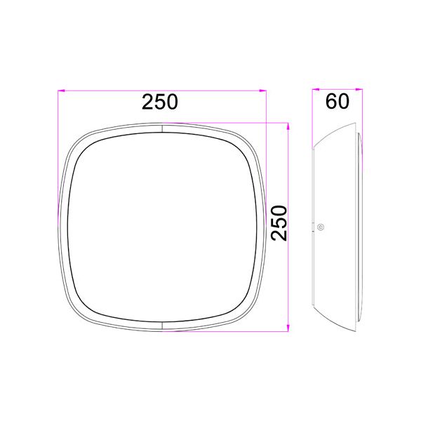 CLA DOCCIA Exterior LED Wall / Ceiling Lights IP65