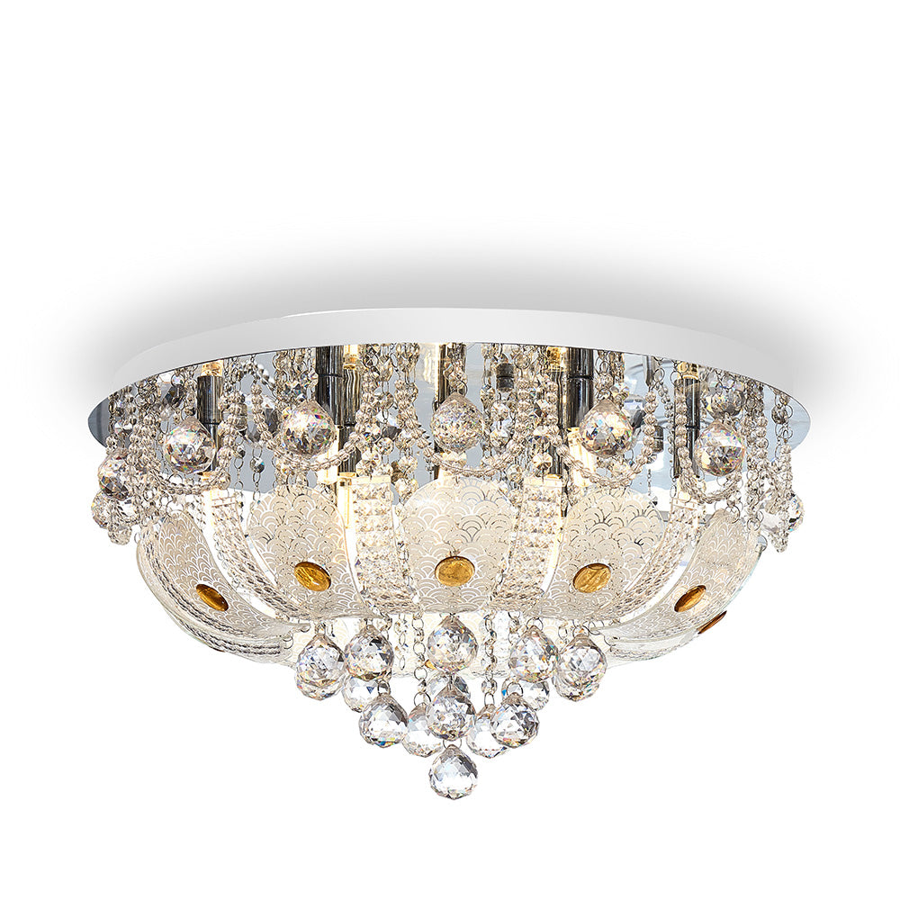 Telbix Elanza 10 Lt Flush Mount Chrome