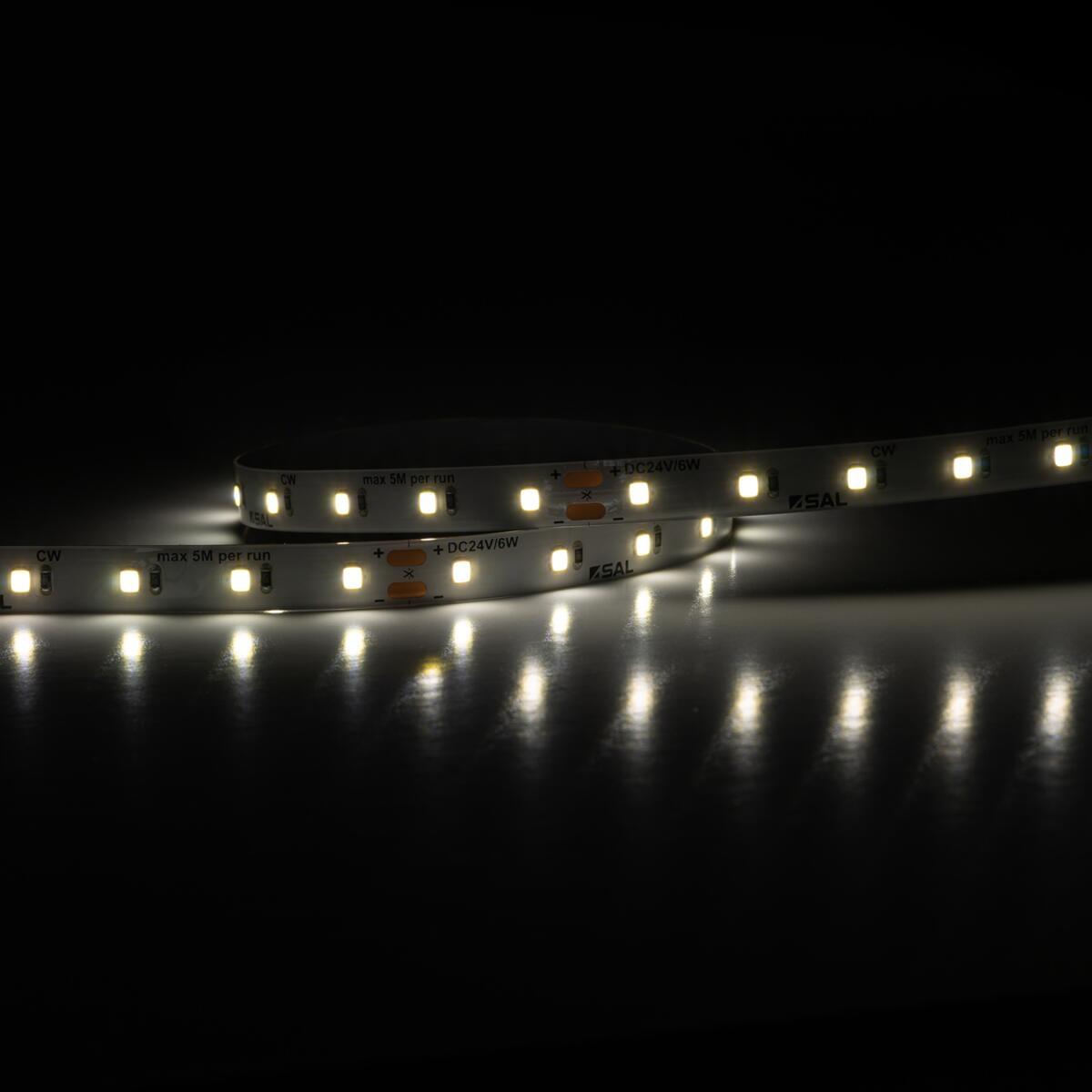 SAL FLEXI 24V WHITE COLOUR IP65 FL2406/SS10-6W/M 24V 20M LED Strip